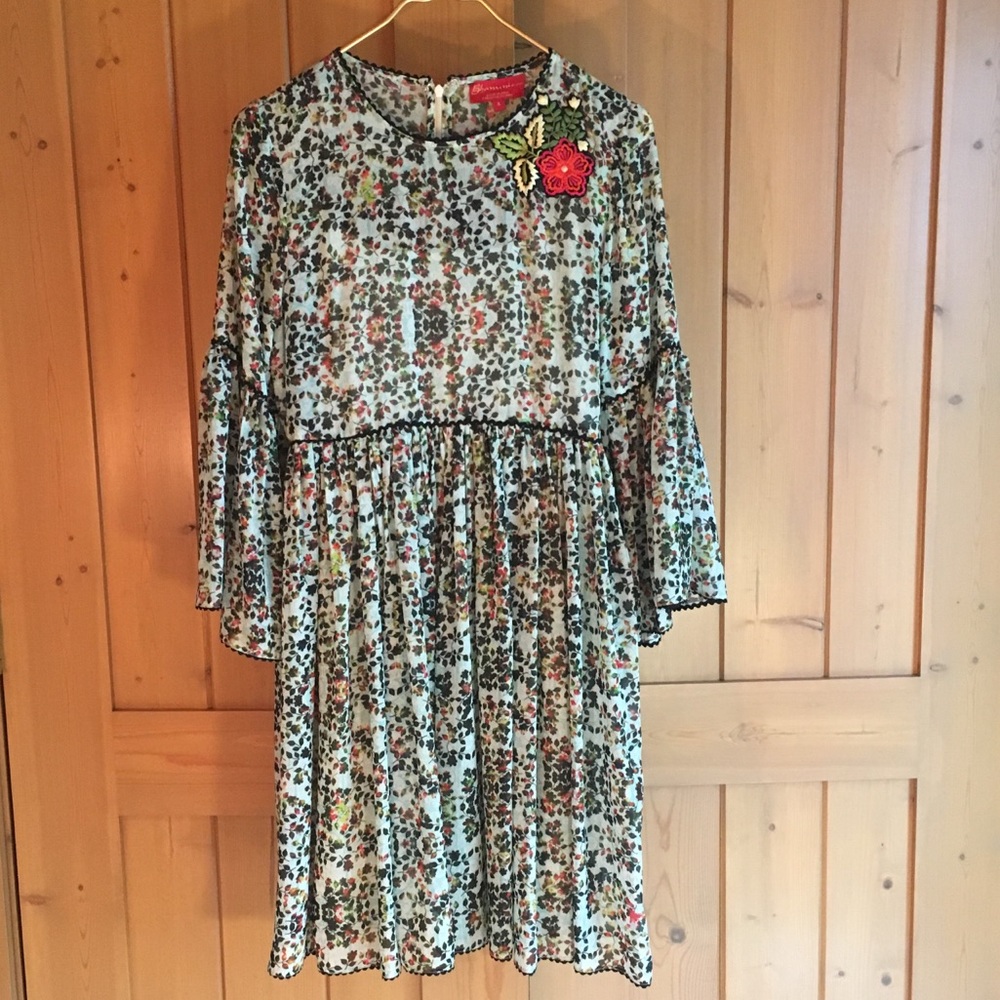 Anthropologie Floral Dress